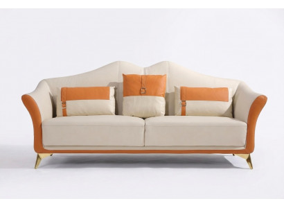 Klassesch Dräisëtzer Sofa 3 Sëtzer Design Sofas Couch Italieneschen Stil