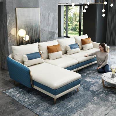Eckcouch L-Form Modern Couch Liederdivan Deko Eckcouch Polsters Wohnlandschaf