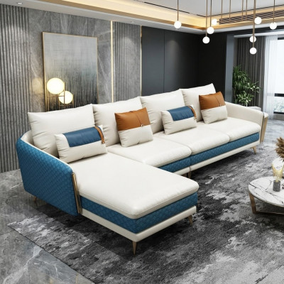 Eckcouch L-Form Modern Couch Liederdivan Deko Eckcouch Polsters Wohnlandschaf