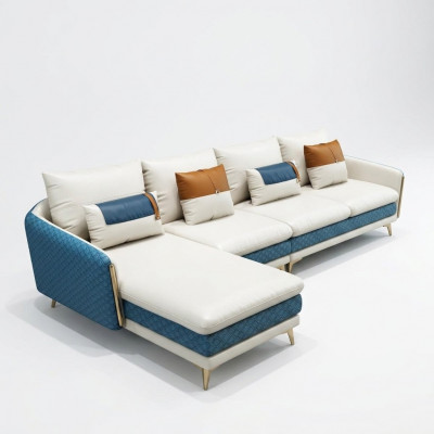 Eckcouch L-Form Modern Couch Liederdivan Deko Eckcouch Polsters Wohnlandschaf