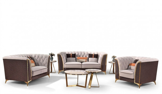 Sëtzgrupp 321 Sëtzer Liederstil Modern Sofa Designer Sofa Nei