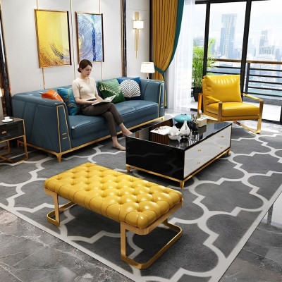 Chesterfield Sofa Canapé Dréiplazéiert Gepolstert Canapé 3er Couchen Polster Lieder