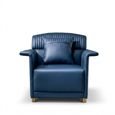 Klasseschen Designer Lieder Lounge Club Polster Sëtz Einsitzer Sofa Relax