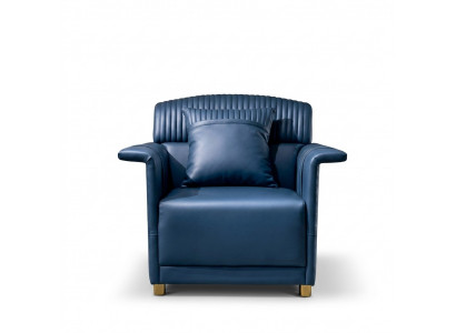 Klasseschen Designer Lieder Lounge Club Polster Sëtz Einsitzer Sofa Relax