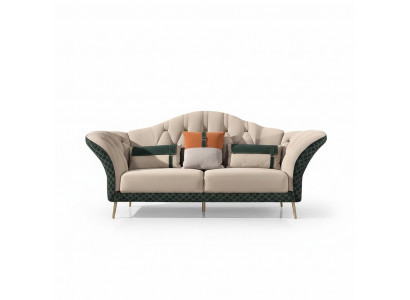 Designer Garnituren Sofa Canapé Polster Garnitur 6tlg. Set Lieder Couchtisch