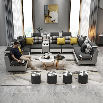Liedersofa Eckssofa U-Form Modern Sofa Liedersofa Eckssofa Polster