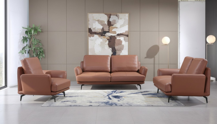 Wunnzëmmer Polstermöbel Liederbett Sofa-Garnitur 3+2+1 Sëtzer Modern Sofa Canapé