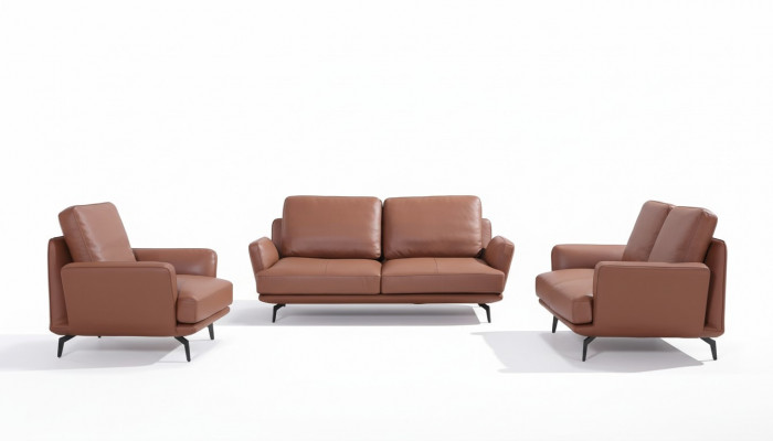 Wunnzëmmer Polstermöbel Liederbett Sofa-Garnitur 3+2+1 Sëtzer Modern Sofa Canapé