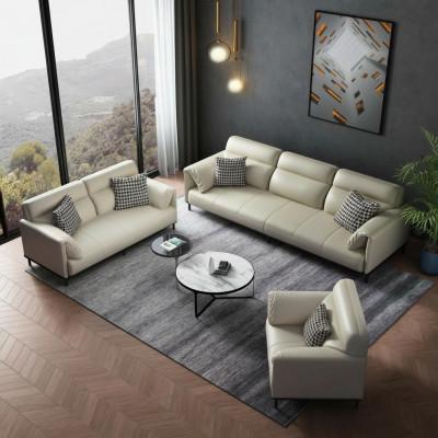 Italienesch Designer Miwwelen Sofagarnitur 321 Sëtzer Couch Polster Stoff Textil