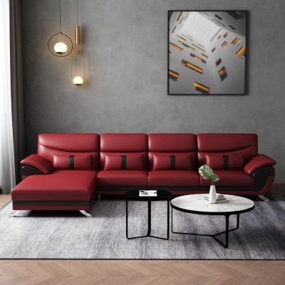 Design Wunnzëmmer Liederpolster Ecksofa Eckcouch Canapé Sofa L-Form