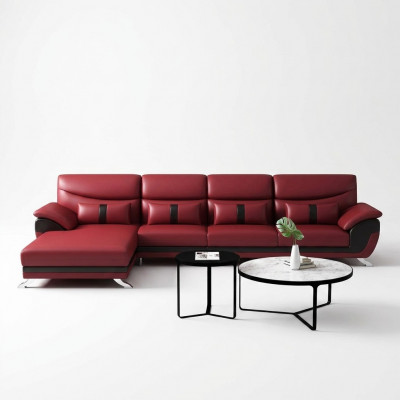 Design Wunnzëmmer Liederpolster Ecksofa Eckcouch Canapé Sofa L-Form