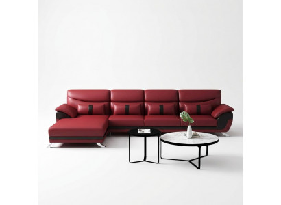 Design Wunnzëmmer Liederpolster Ecksofa Eckcouch Canapé Sofa L-Form