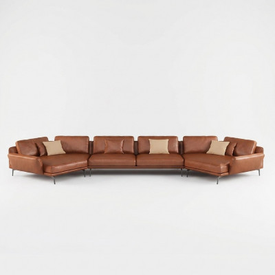 Wénkelsofa Italienesch Miwwelen Wunnzëmmer Canapé Polster Luxus Sofa Wénkel-Garnitur