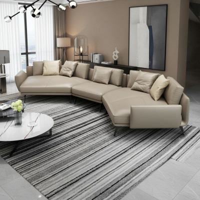 Modern Sofa Ecksofa U-Form Polsterméibelen Wunnzëmmer Lieder Sofa Ecksofa
