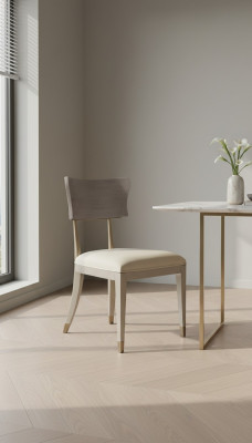 Stull Iesszëmmer Still aus Holz Lehnstiller Design Lehnstiller Edel Luxus Miwwelen