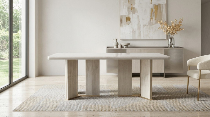Iessdësch Miwwelen Wunnzëmmer Dëscher Holz Dësch italieneschen Design nei
