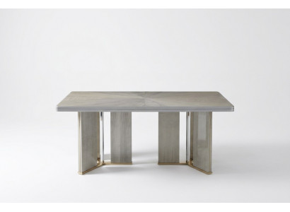Luxus Dësch Design Iesszëmmer 200x100cm Iessdëscher Holz Miwwelen Designer