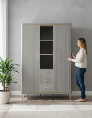 Italienesch Schlofkummerméibelen Design Kleederschaf Hölzerschaf