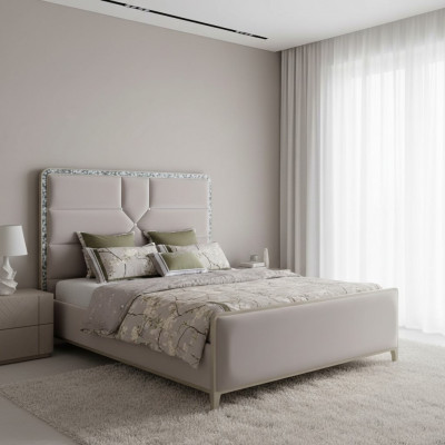 Better Duebelbett Design Schlofzëmmer Holzbett Better 150x200cm Hotel