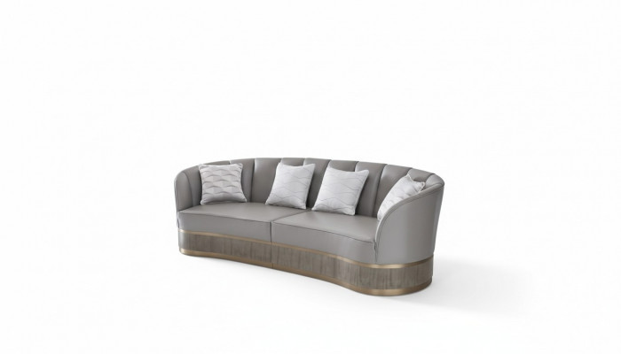 XXL grouss Sofa Couch véiersëtzer Lounge Club Sofas 270cm italienesch Miwwelen nei