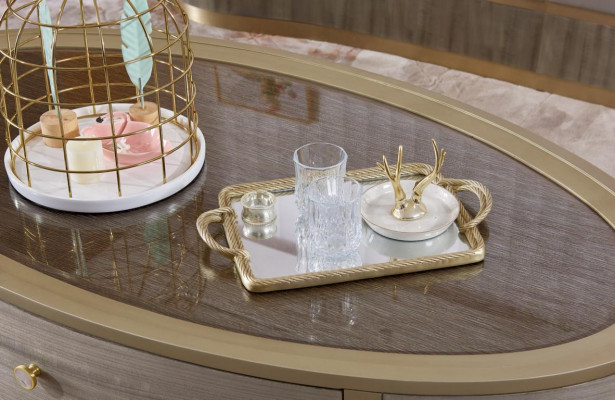 Ovale Couchtisch Luxus Sofa Beistelltische Holzdësch Dubai Luxus Hotel