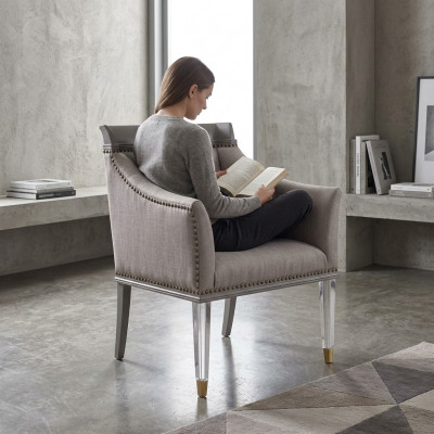 Sesselen Eenzitzer Troun Eenzitzer Italienesch Stil Designer Miwwelen Relax Club