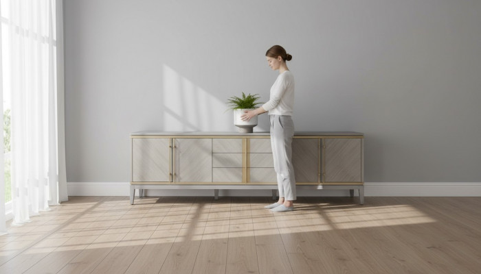Italienesch Stil Miwwel Kommode Lowboard Schaf Designer Kommoden