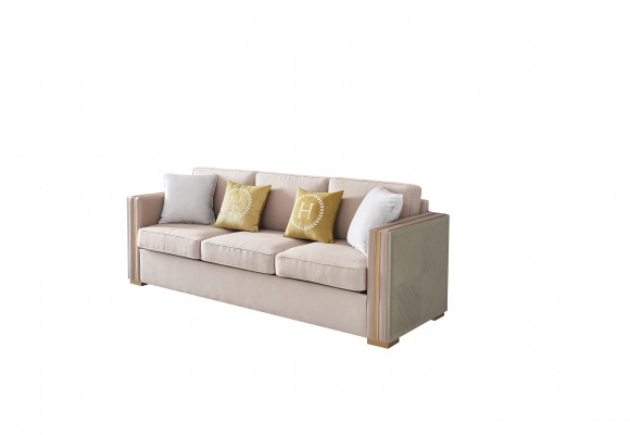 Wunnzëmmer Designer Miwwelen Kanapee-Garnitur Couch Polster Komplett Sofa