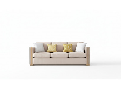 Dreschplazs-Couch Polster Design Canapé Deko Moderne 3er Sofas Zëmmer Miwwelen