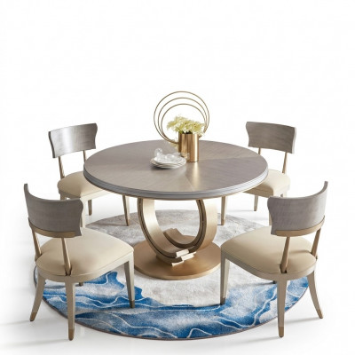 Design Still Set 4x Luxus Still Sëtz Polster Grupp Lehnstill Set Garnitur