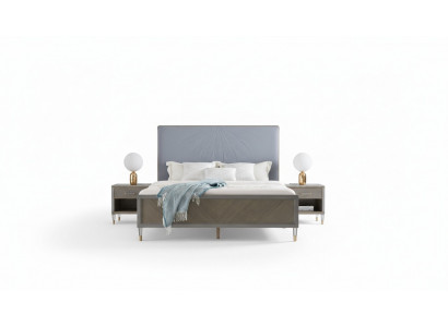 Luxus Bett Schlofkummer Miwwelen 2x Nuetsdësch Set Better Dubai Hotel Miwwelen