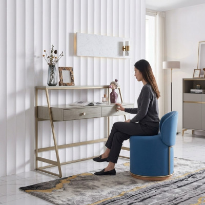 Design Luxus Miwwelen Fauteuil Lounge Club Miwwelen Schlofkummer Iesszëmmer