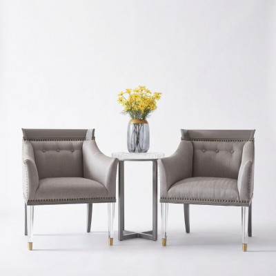 Luxus Design Miwwel Italieneschen Stil Fotell Wunnzëmmer Lounge Club