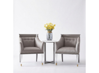 Luxus Design Miwwel Italieneschen Stil Fotell Wunnzëmmer Lounge Club