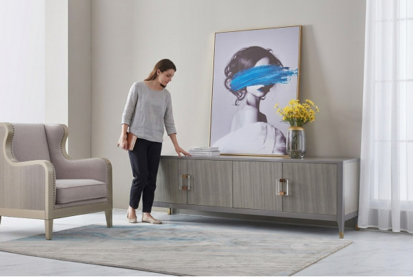 RTV Holz Sideboard Luxus Wunnzëmmer Designer Miwwel Kommode Schaf
