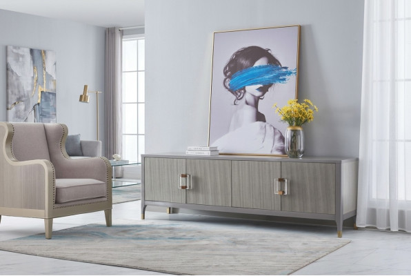 RTV Holz Sideboard Luxus Wunnzëmmer Designer Miwwel Kommode Schaf