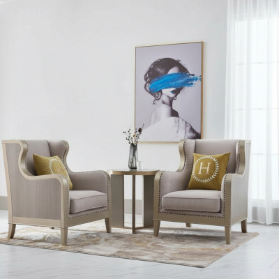 Sesel Set Polster Eenzelstull 2x Lounge Club Design Still Luxus Miwwelen Hotel