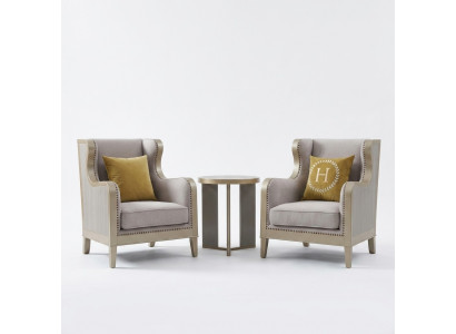 Sesel Set Polster Eenzelstull 2x Lounge Club Design Still Luxus Miwwelen Hotel