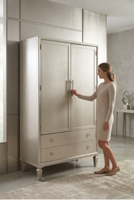 Kleederschaf Schlofzëmmer Miwwelen Design Italieneschen Holzschaf