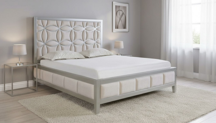 Duebel Better Royal Bett Schlofzëmmer Dekorativ Modern Bett Holz 180x200cm