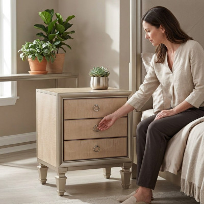 Wunnzëmmer Nuetsdësch Dësch Säitendëscher Konsolen Design Nuetsdëscher