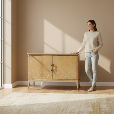 Kommoden Design Stil Miwwel Wunnzëmmer Sideboard Luxus Sideboards Schaf Holz