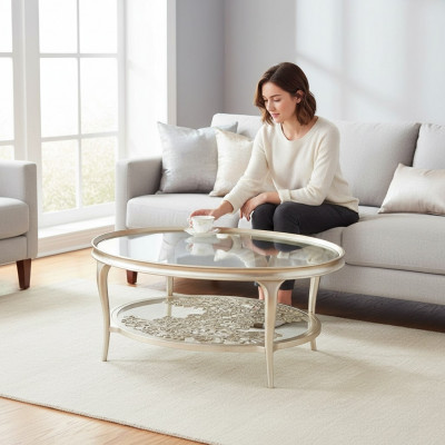 Ronnen Design Dësch Designerdësch Wunnzëmmer Modernen Bäisedësch Nei