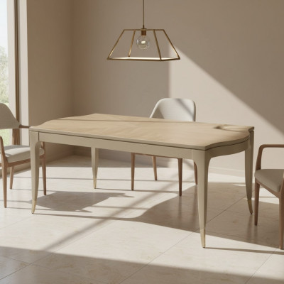 Luxus Holz Dësch Iesszëmmer Designdëscher Iessdësch Holz Dëscher Miwwel Nei