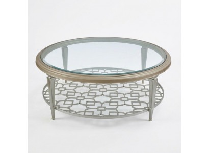 Couchtisch Bäistelltisch Dësch aus Glas Wunnzëmmer Designerdësch Miwwelen Ronn