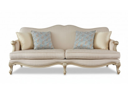 Sofagarnitur Luxus Set 3+1+1 Fotell Italienesch Miwwelen Sëtzer Kanapé Garnitur