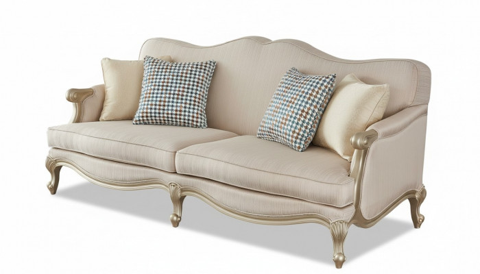 Luxus Dräisëtzer Canapé Sofa Polster Miwwelen 3 Sëtzer Canapéen Sofasen XXL