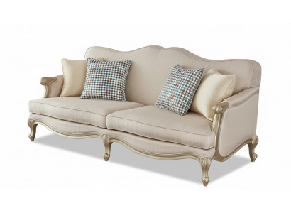Luxus Dräisëtzer Canapé Sofa Polster Miwwelen 3 Sëtzer Canapéen Sofasen XXL