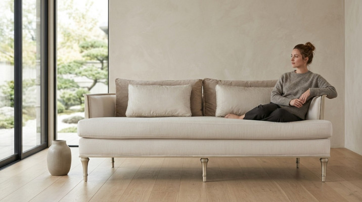 Designer Sofa Sofagarnitur 3+1 Sëtzer Couch Polster Garnitur Miwwelen