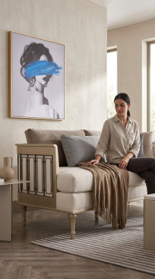 Polstermöbel Designer Sofa Sofagarnitur 311 Wunnzëmmer Modern Sofa